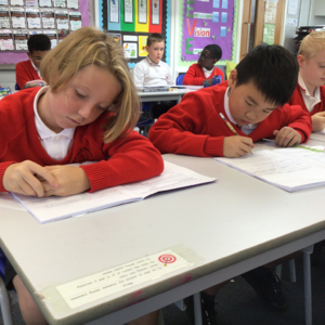 Image of Year 4 Working Hard