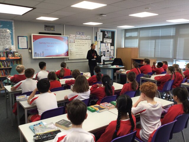 Image of Year 5 Fire Safety Visit