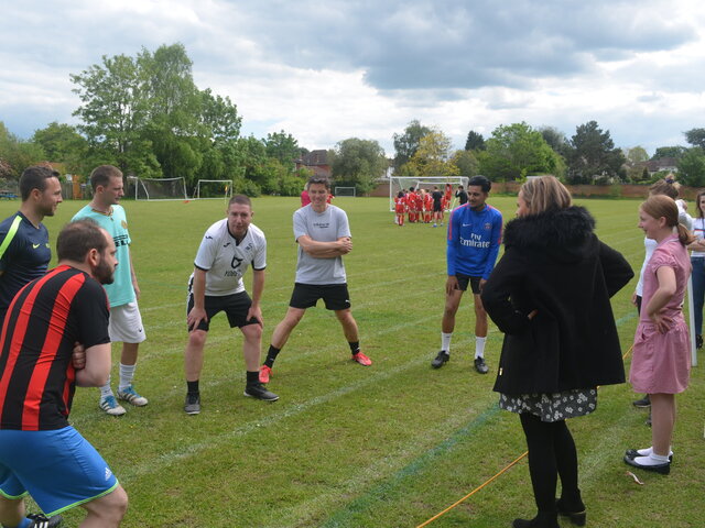 Image of Year 6 v Staff football match