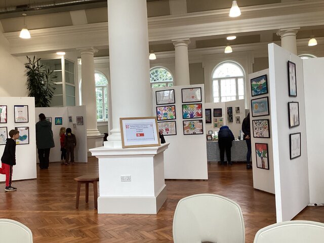 Image of Pupils Artwork Exhibited in Epsom