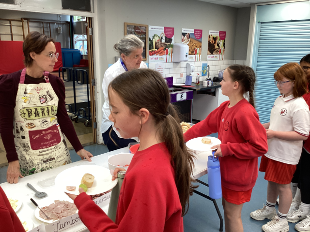 Image of Excellent French Speaking at the Year 6 French Market Today