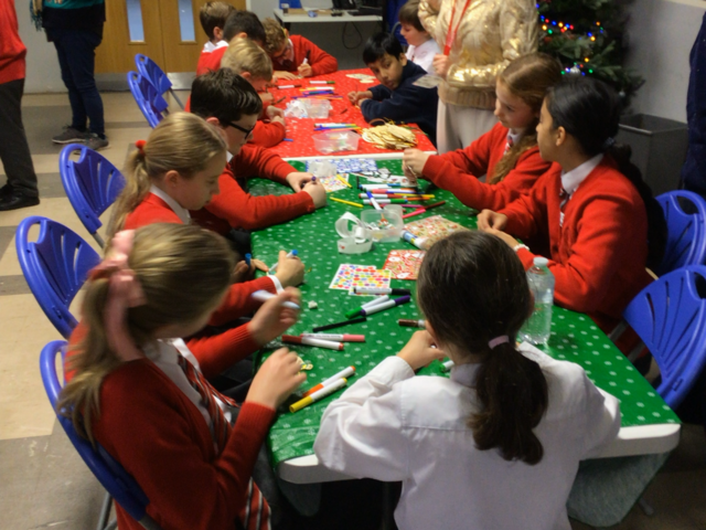 Image of Year 6 Enjoying Christmas Activities at PTA Fun Day