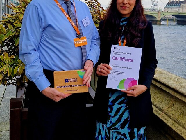 Image of Mr Lee and Mrs Kidwai attend International School Award Ceremony in the Houses of Parliament 