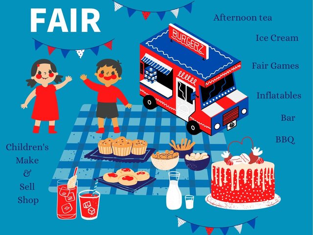 Image of JUBILEE CELEBRATION FAIR FRIDAY 10th JUNE 3.15PM UNTIL 7.30PM