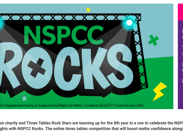 Image of NSPCC Rocks is back on Times Table Rock Stars!