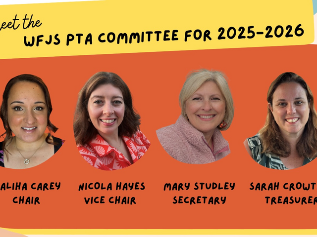 Image of Meet your new WFJS PTA Committee for 2025-2026