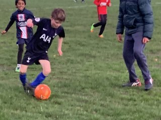 Image of Adults v's Upper School Children Football Match