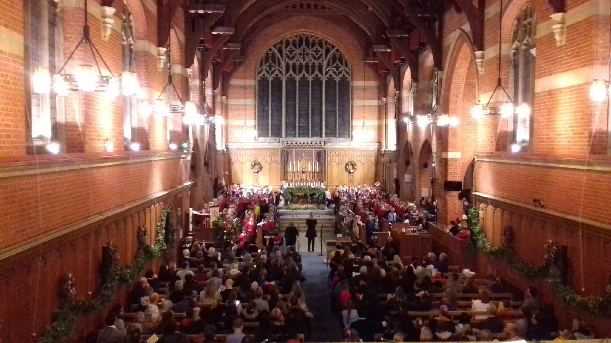 Image of Final Preparations for Christmas Carol Concert