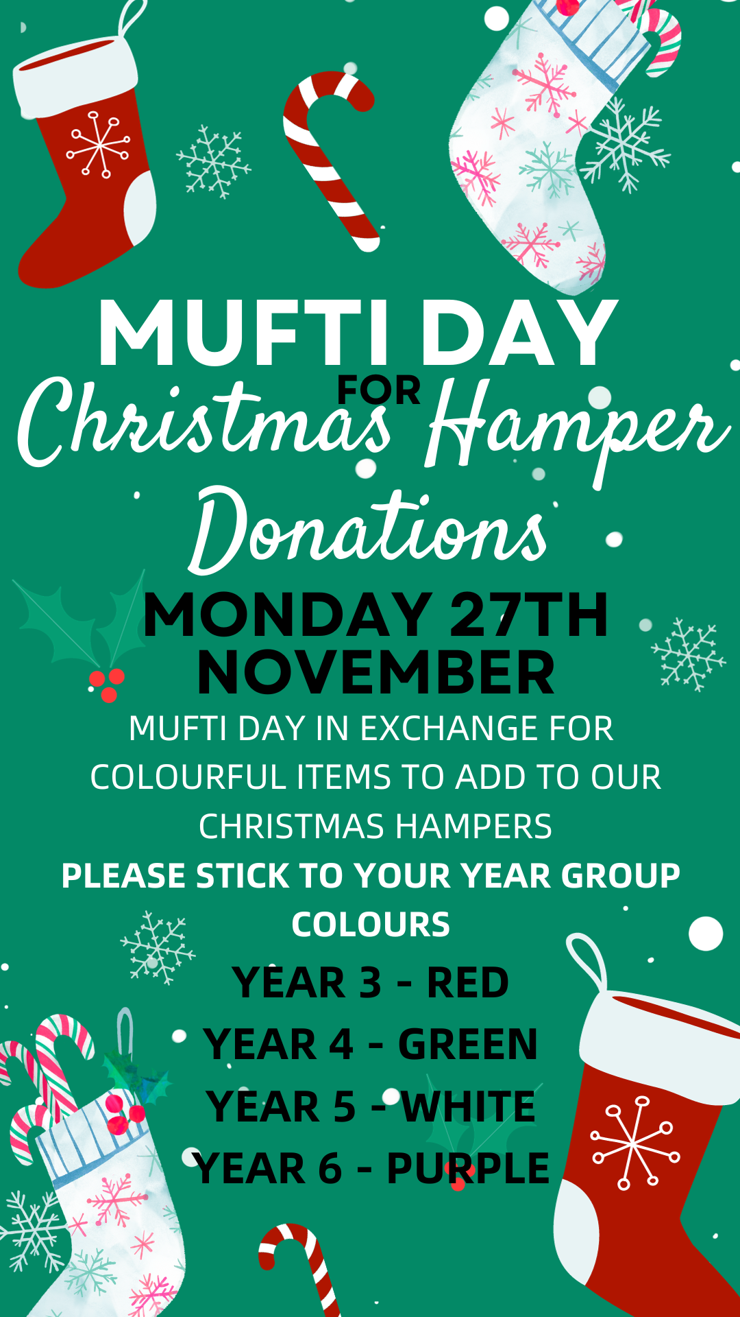 Image of Mufti Day And Bring Hamper Item