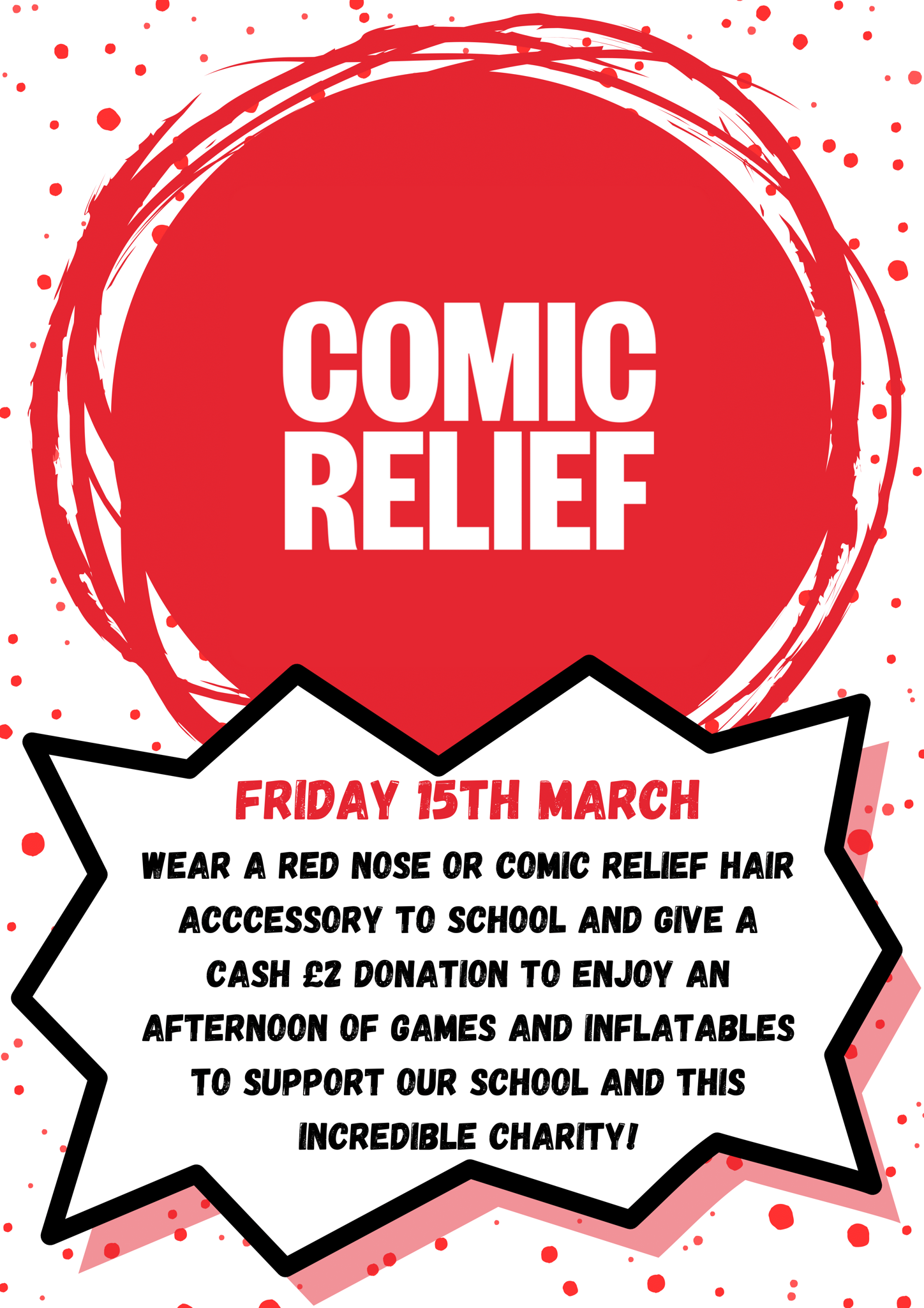 Image of Comic Relief - Wear Red Nose or Comic Relief Hair Accessory