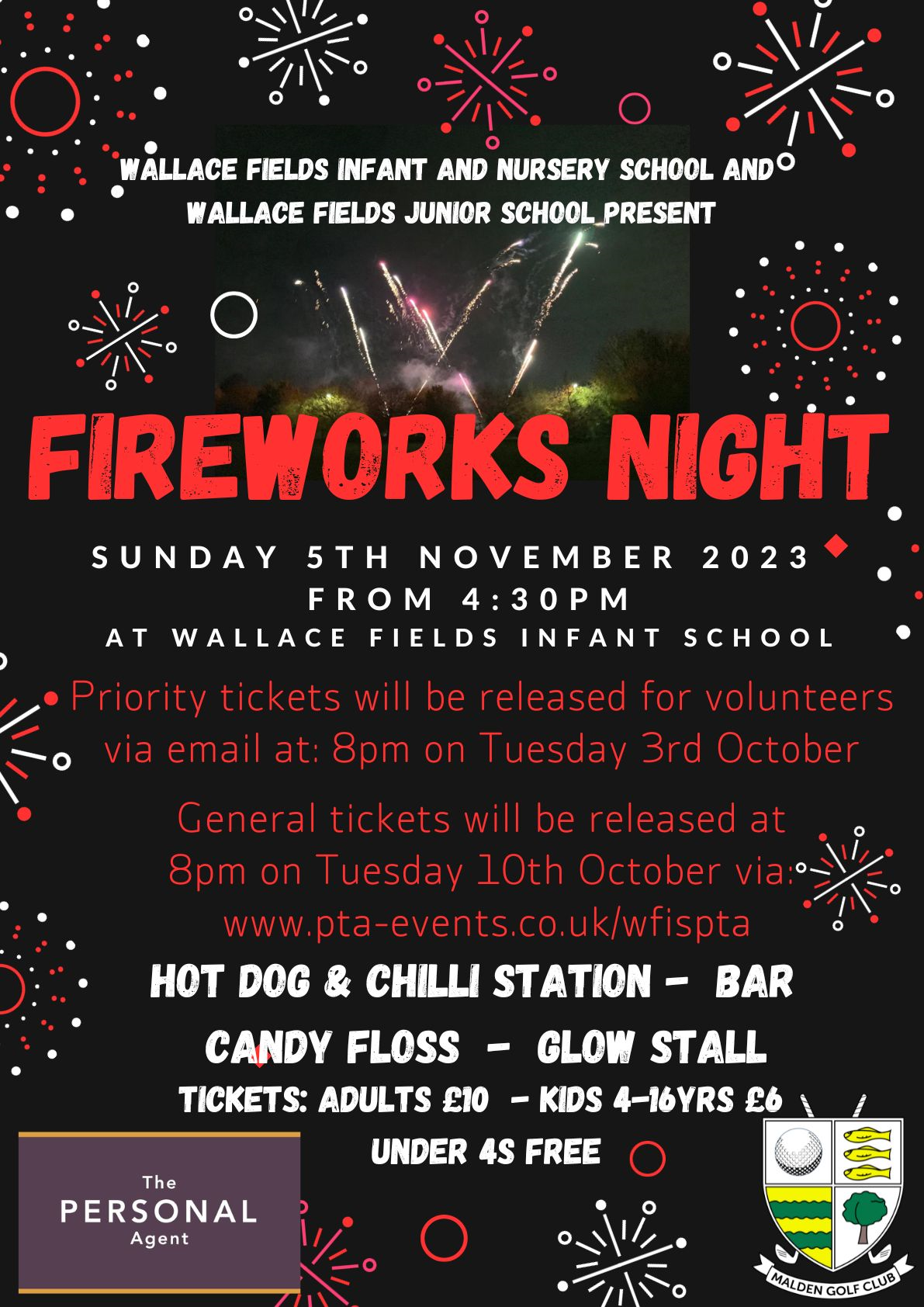 Image of PTA Fireworks Tickets go on Release