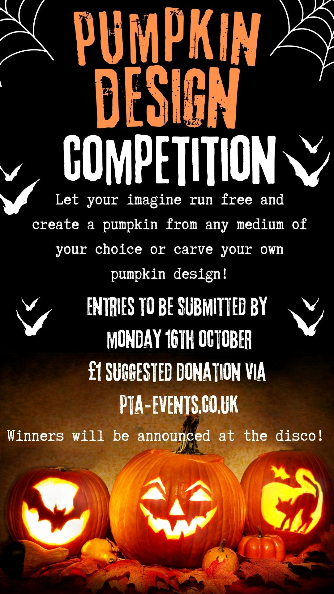 Image of Pumpkin Design Competition Deadline