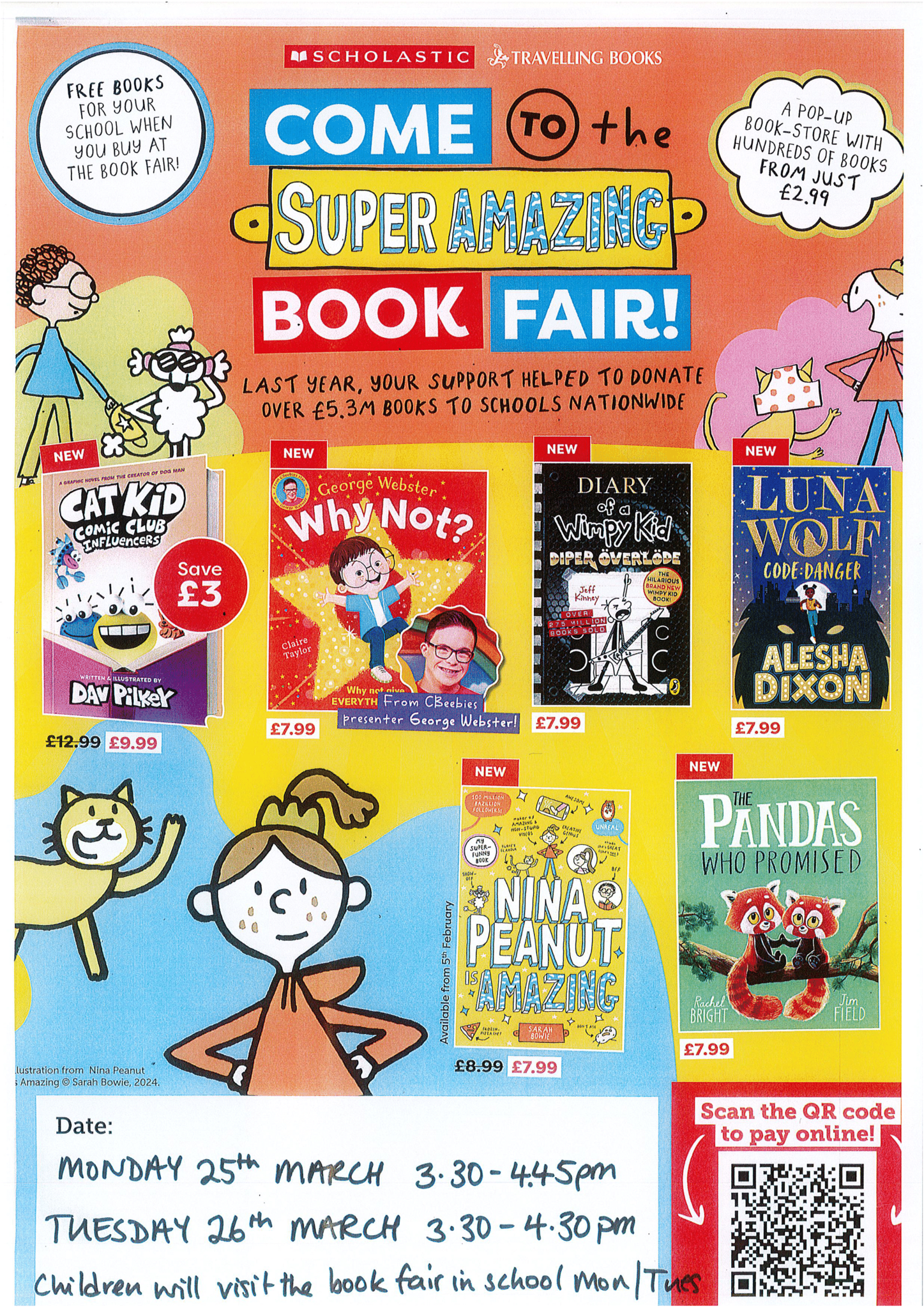 Image of Scholastic Book Fair at WFJS