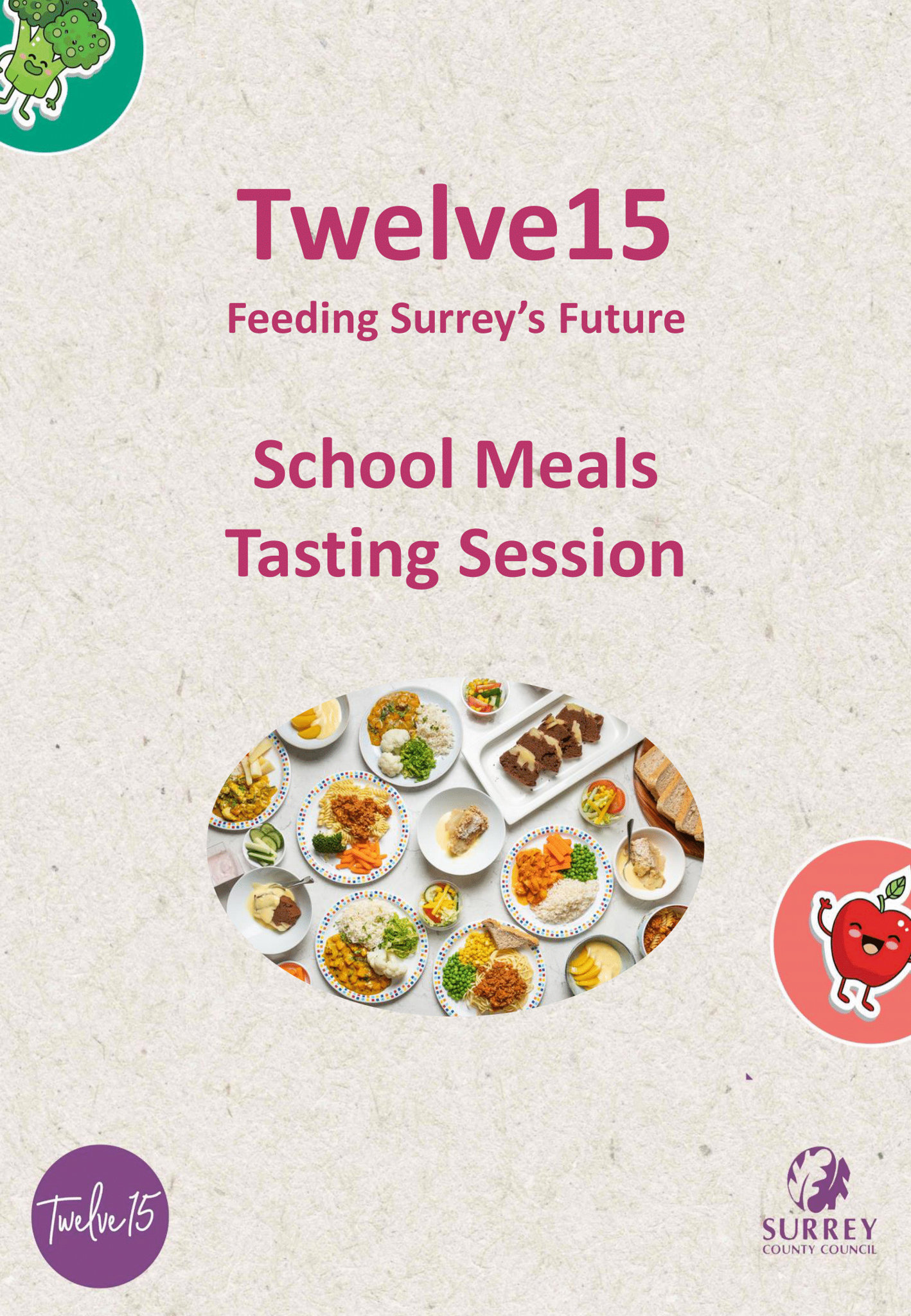 Image of Twelve 15 School Meal Tasting Session