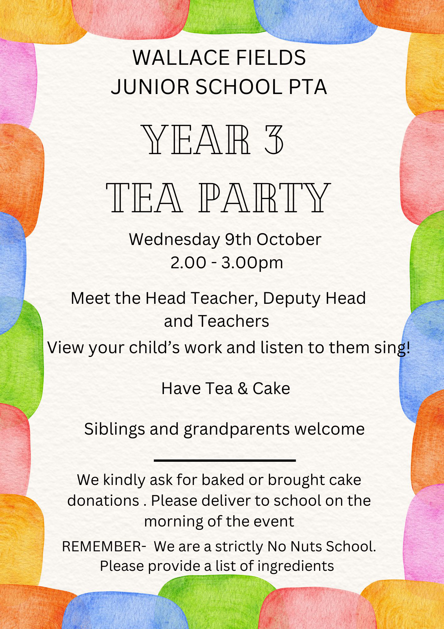 Image of Year 3 Tea Party