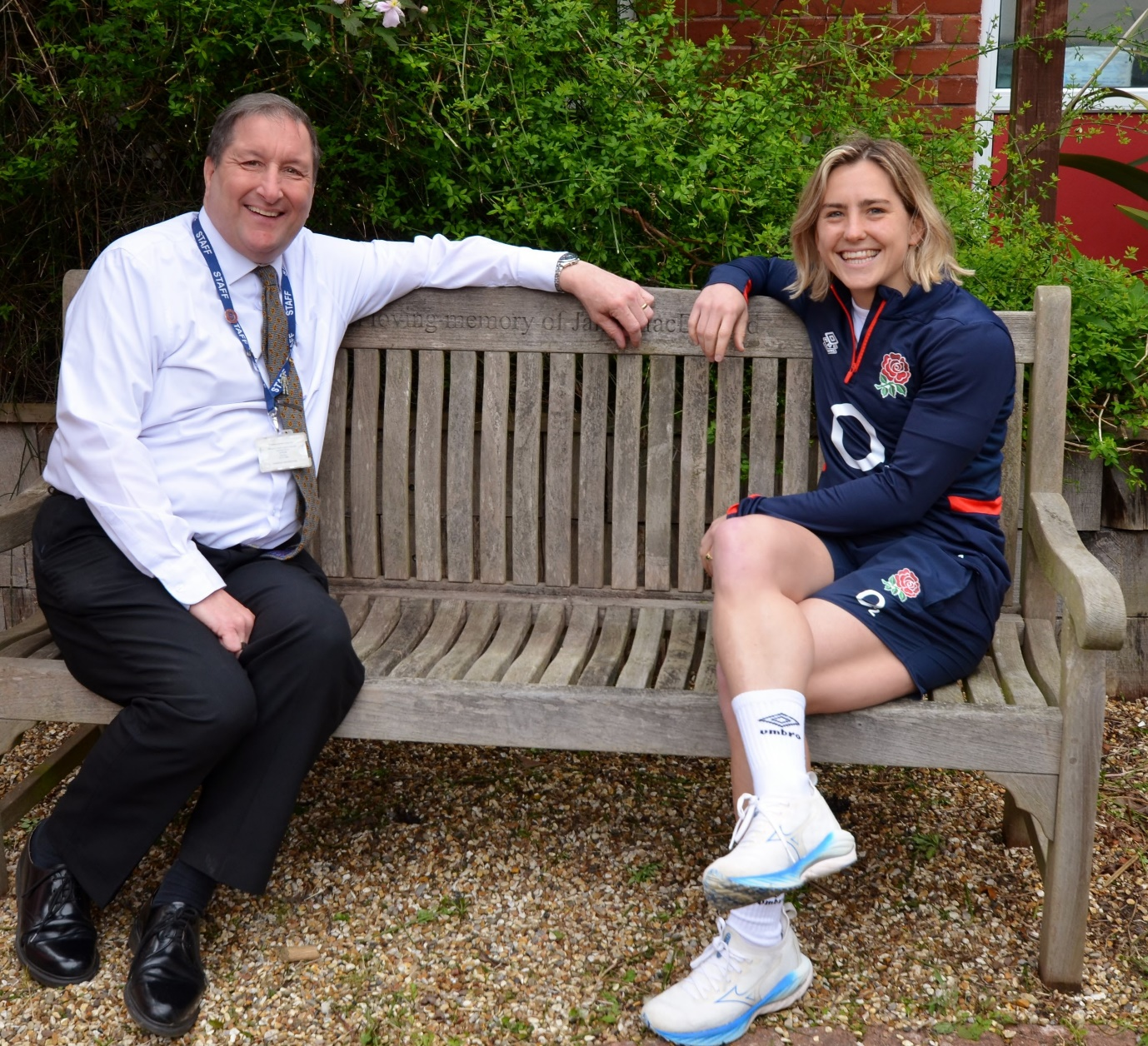 Image of Former Pupil and England Rugby Player Claudia Macdonald