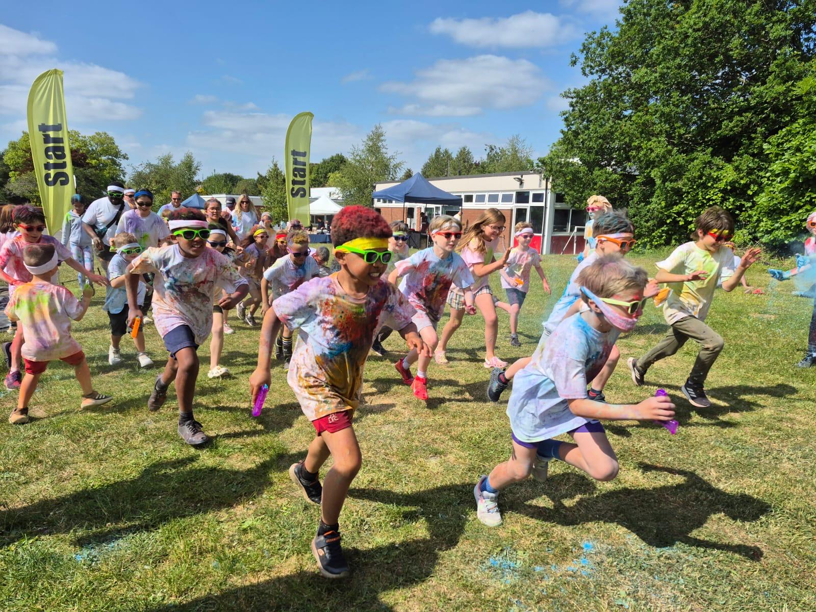 Image of Lots of Messy Fundraising Thanks to the PTA