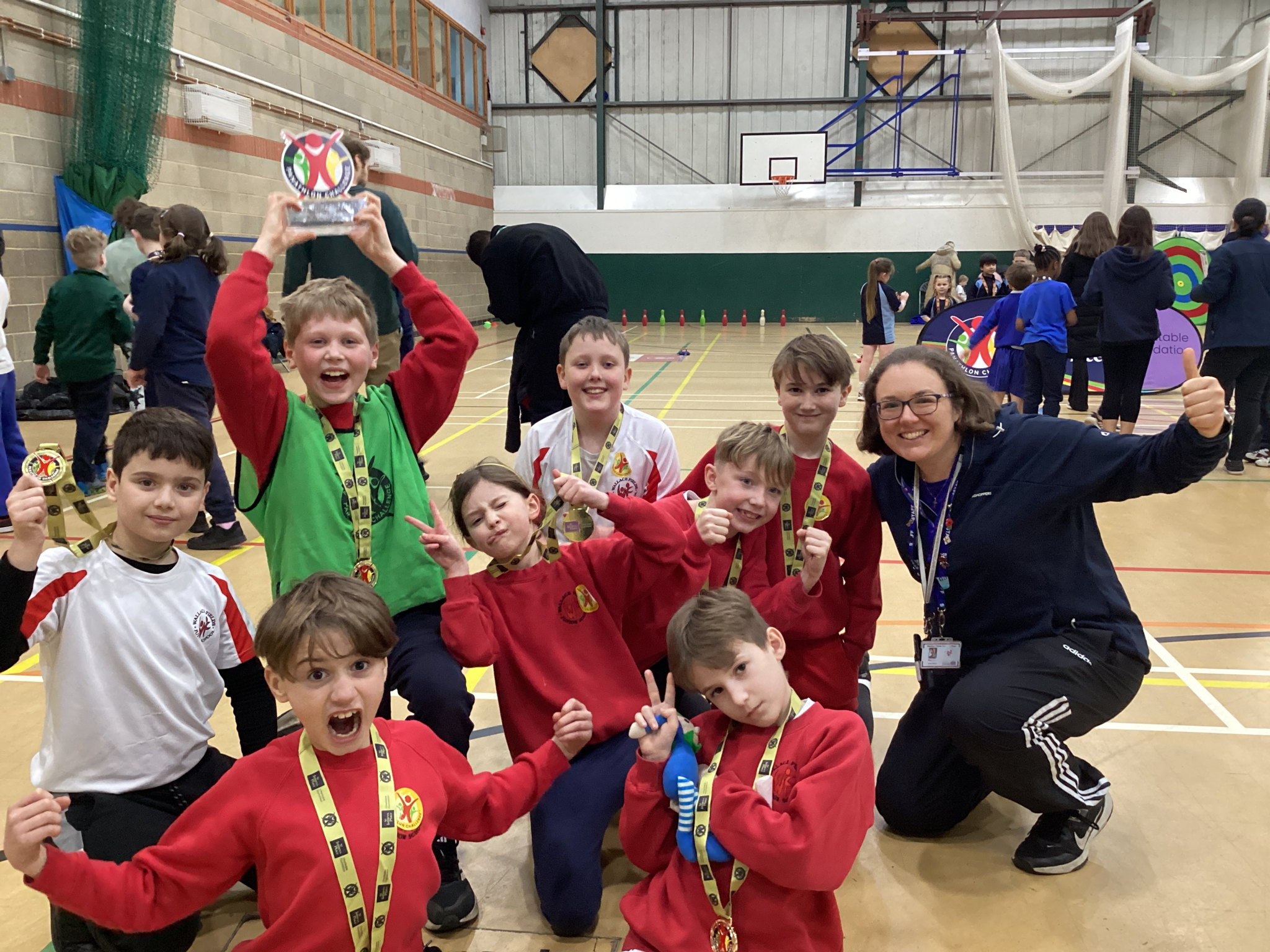 Image of Winners at Panathlon Sports Challenge at NESCOT