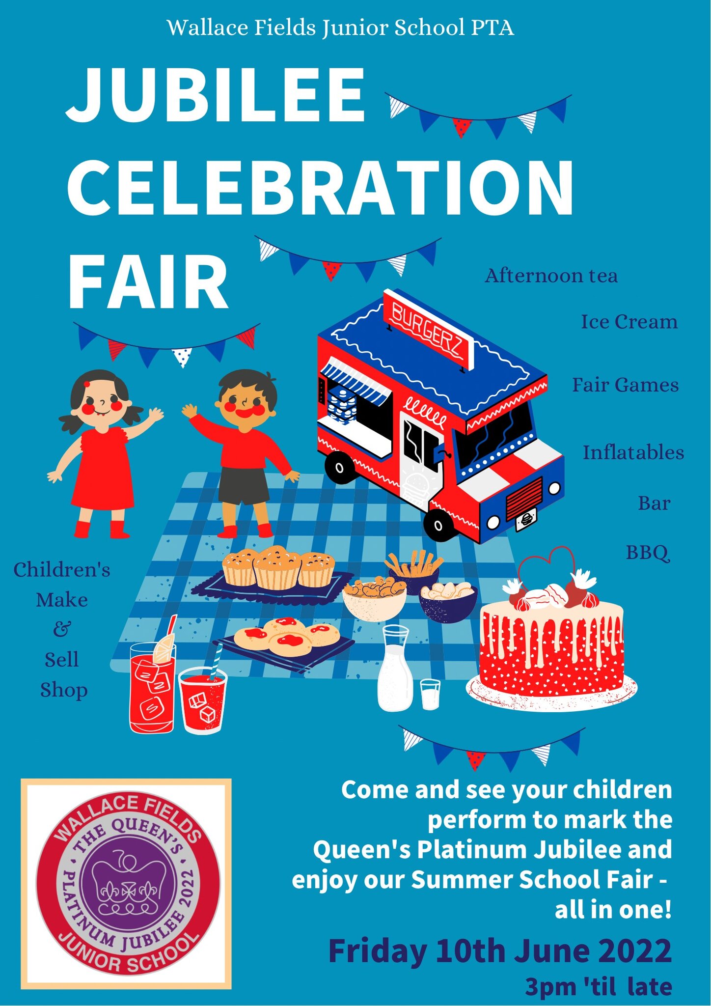 Image of JUBILEE CELEBRATION FAIR FRIDAY 10th JUNE 3.15PM UNTIL 7.30PM