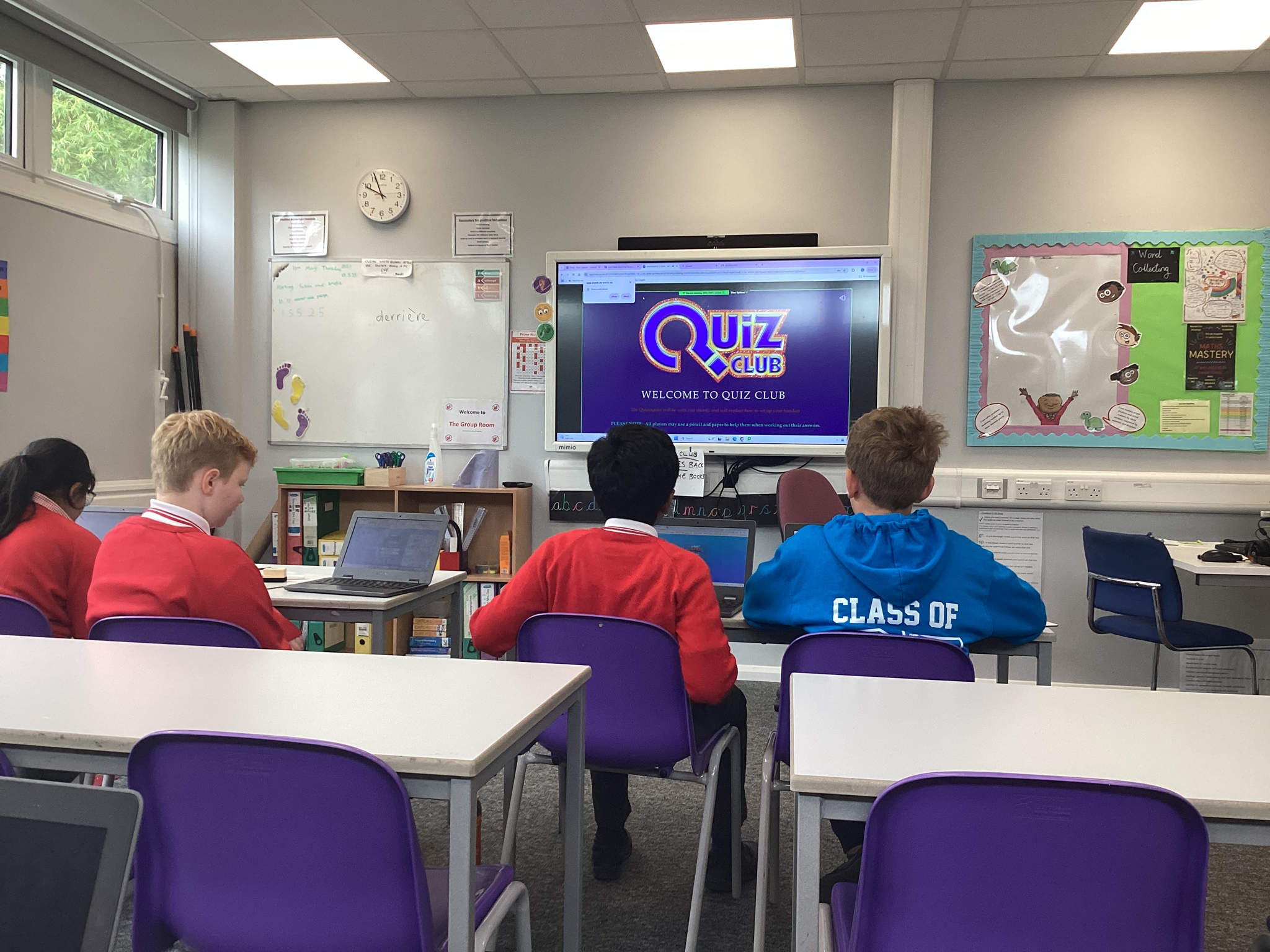 Image of Maths Quiz Club Semi Finalists!