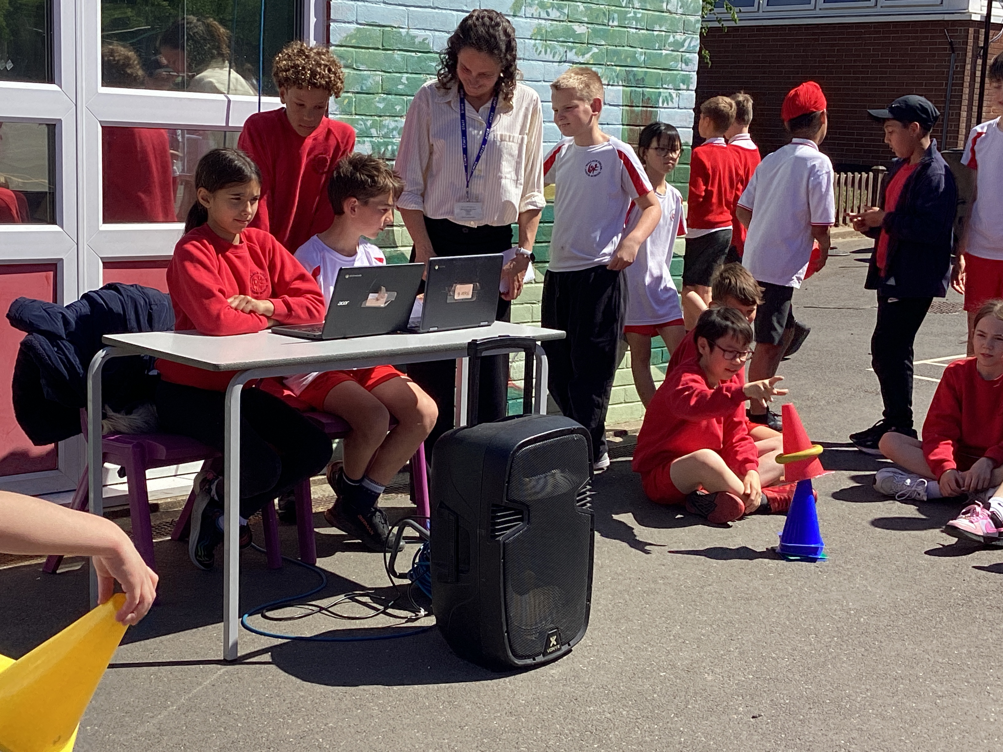Image of New to Wallace Fields - 'Lunchtime Music in the Playground' 