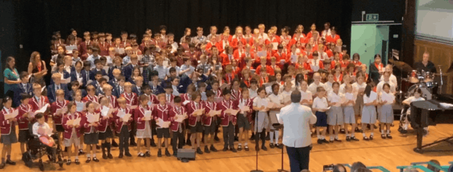 Image of Upper School Peform at Epsom College Music Festival