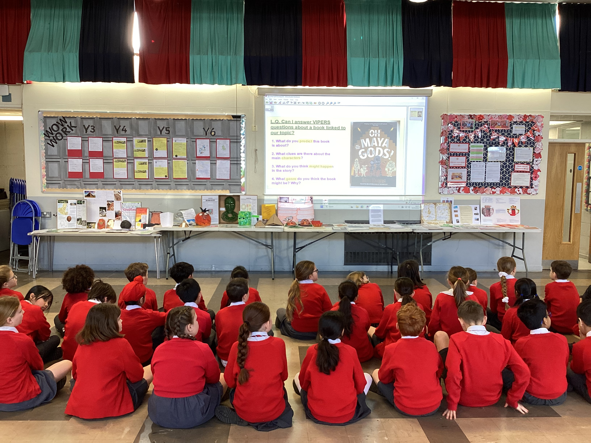 Image of Year 5 Homework on Display