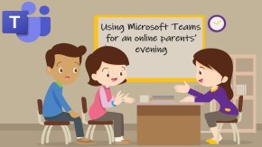 Image of Parents' Evening via Microsoft Teams