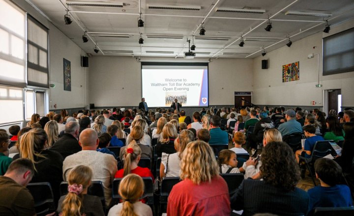 Image of Visitors attend busy Open Evening