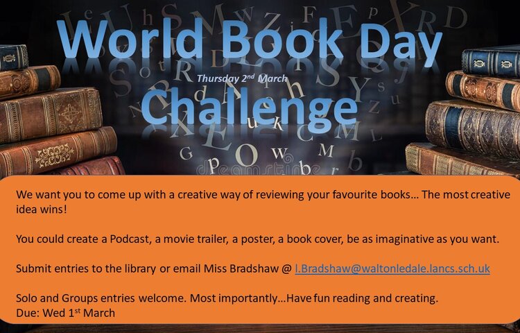 Image of World Book Day Challenge 2023!