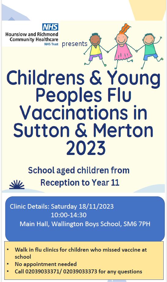 Image of Flu Vaccine Walk-In Clinic - Saturday 18 November 2023