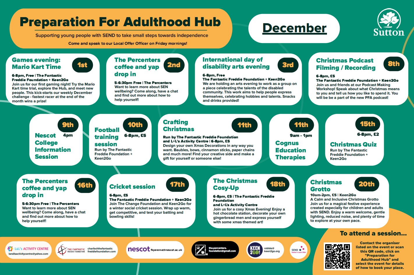 Image of Preparation for Adulthood Hub - December 2025
