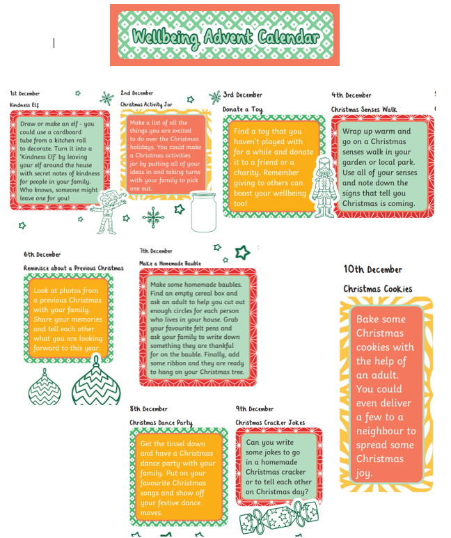 Image of Wellbeing Advent Calendar