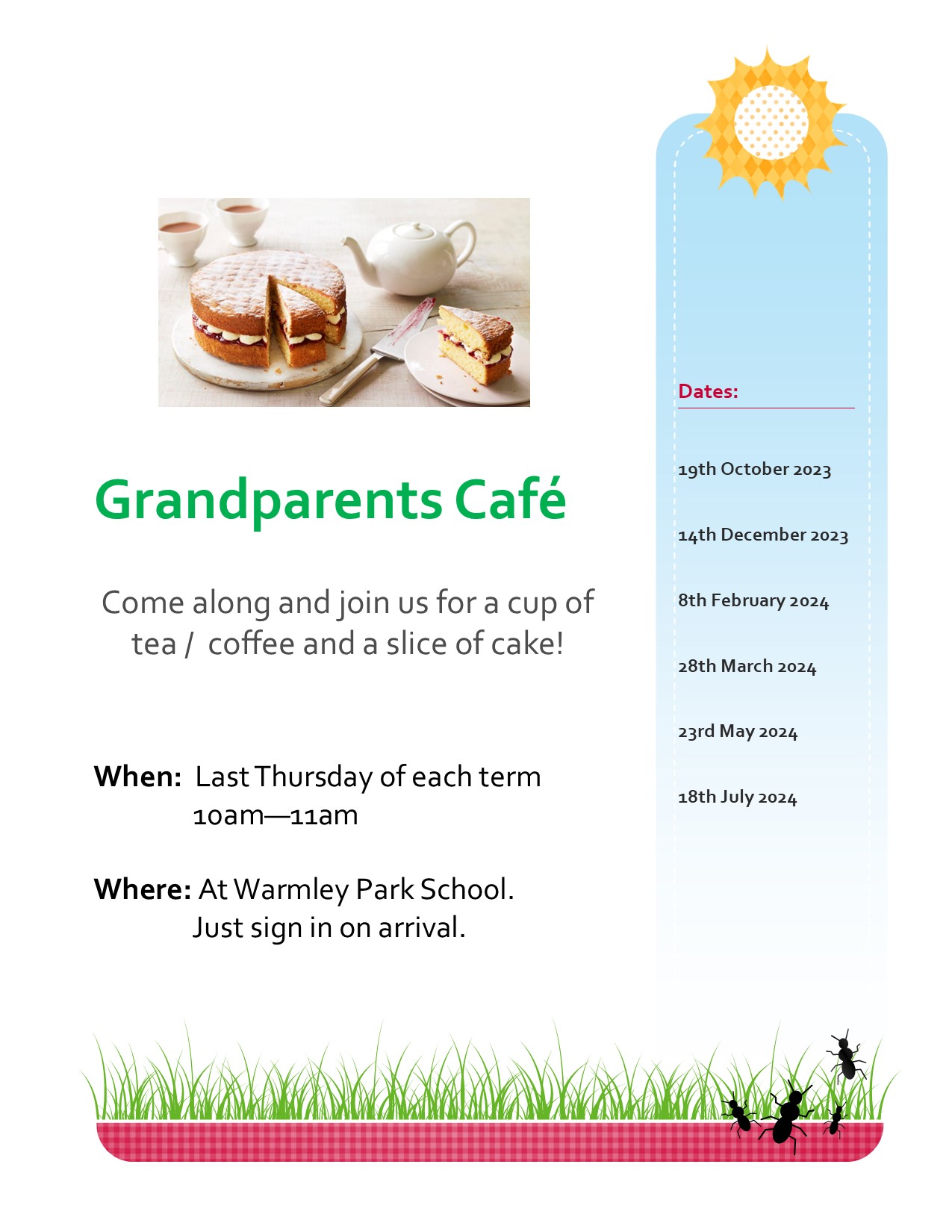 Image of Grandparents Cafe Term 2