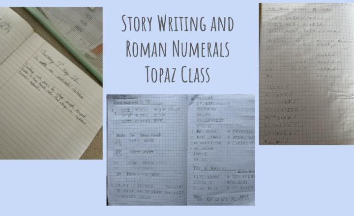 Image of Story Writing and Roman Numerals - Topaz S 