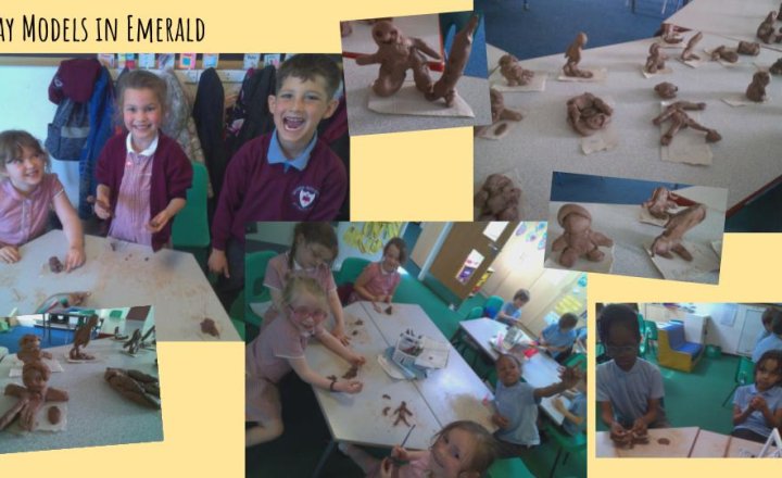 Image of Clay models - Year One and Two Art 