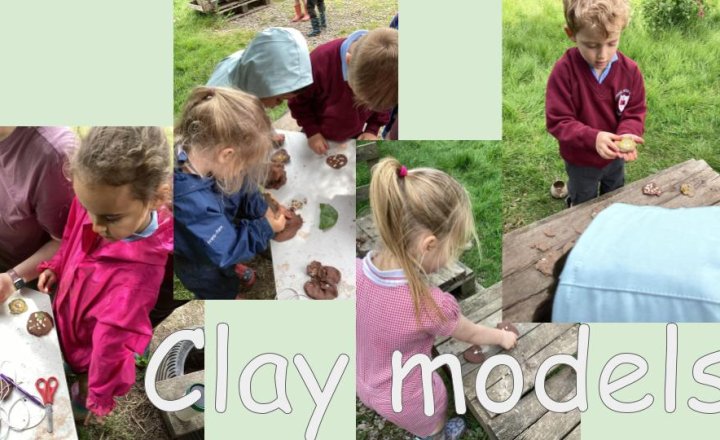 Image of Clay models - EYFS Forest School 