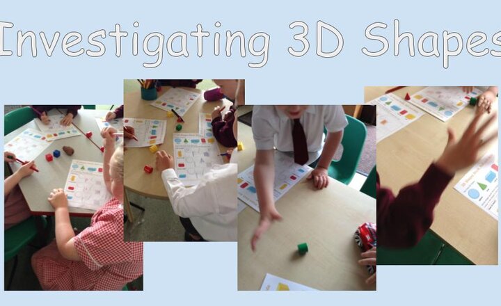 Image of Investigating 3D shapes - EYFS Maths 