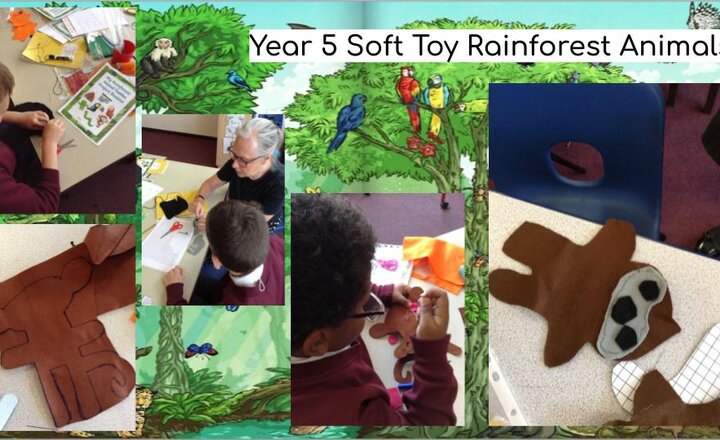 Image of Rainforest soft toys - Year Five DT 