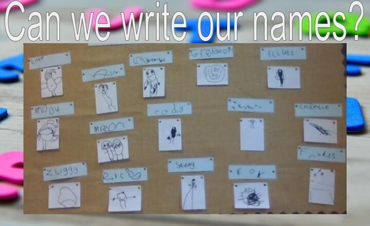 Image of Name Writing - Foundation Stage Literacy 