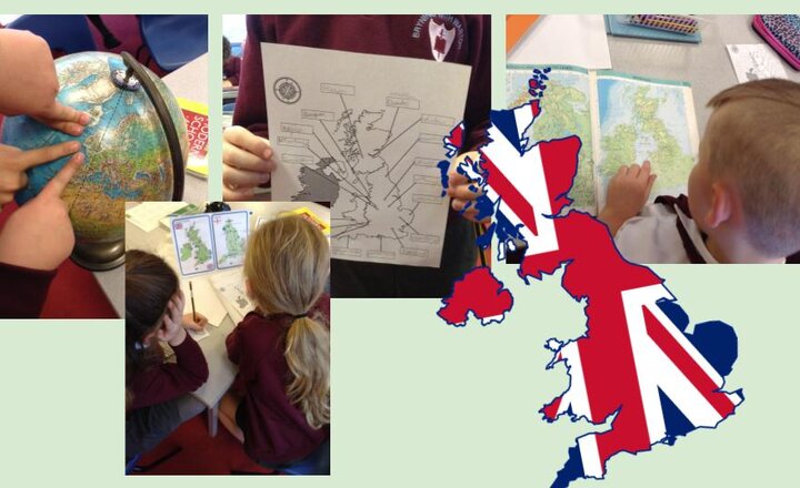 Image of UK Map Work - Geography Year Two