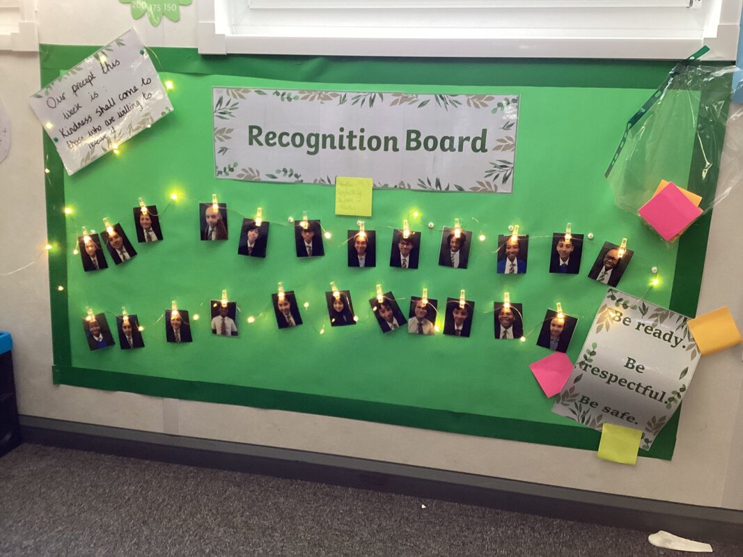 Image of Recognition board