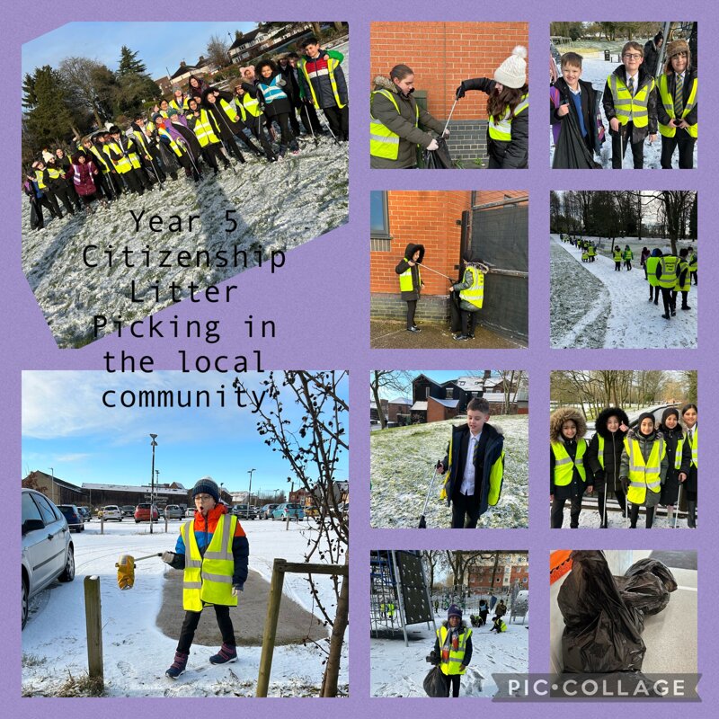 Image of Year 5 Citizenship Litter Pick