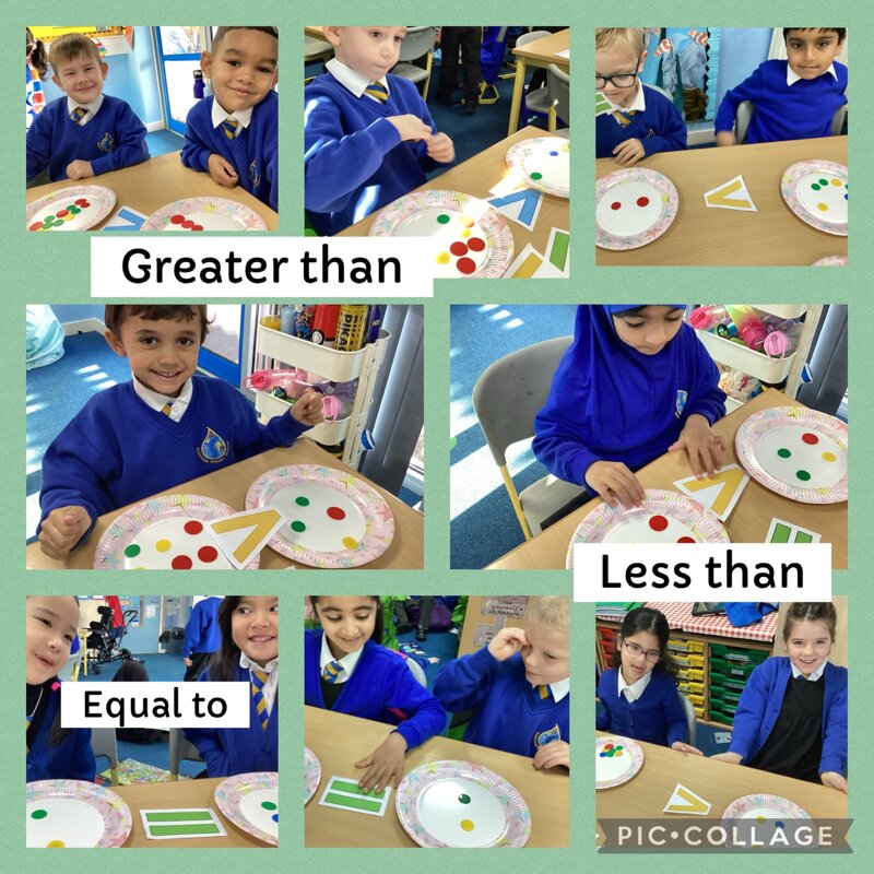 Image of Comparing amounts