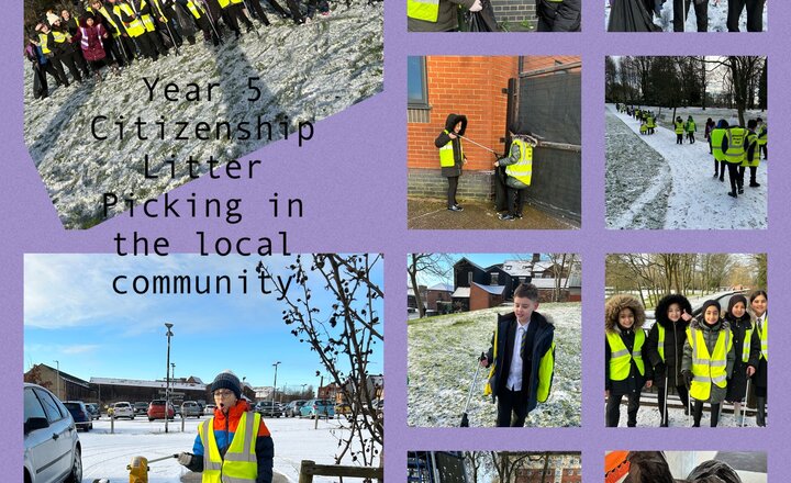 Image of Year 5 Citizenship Litter Pick