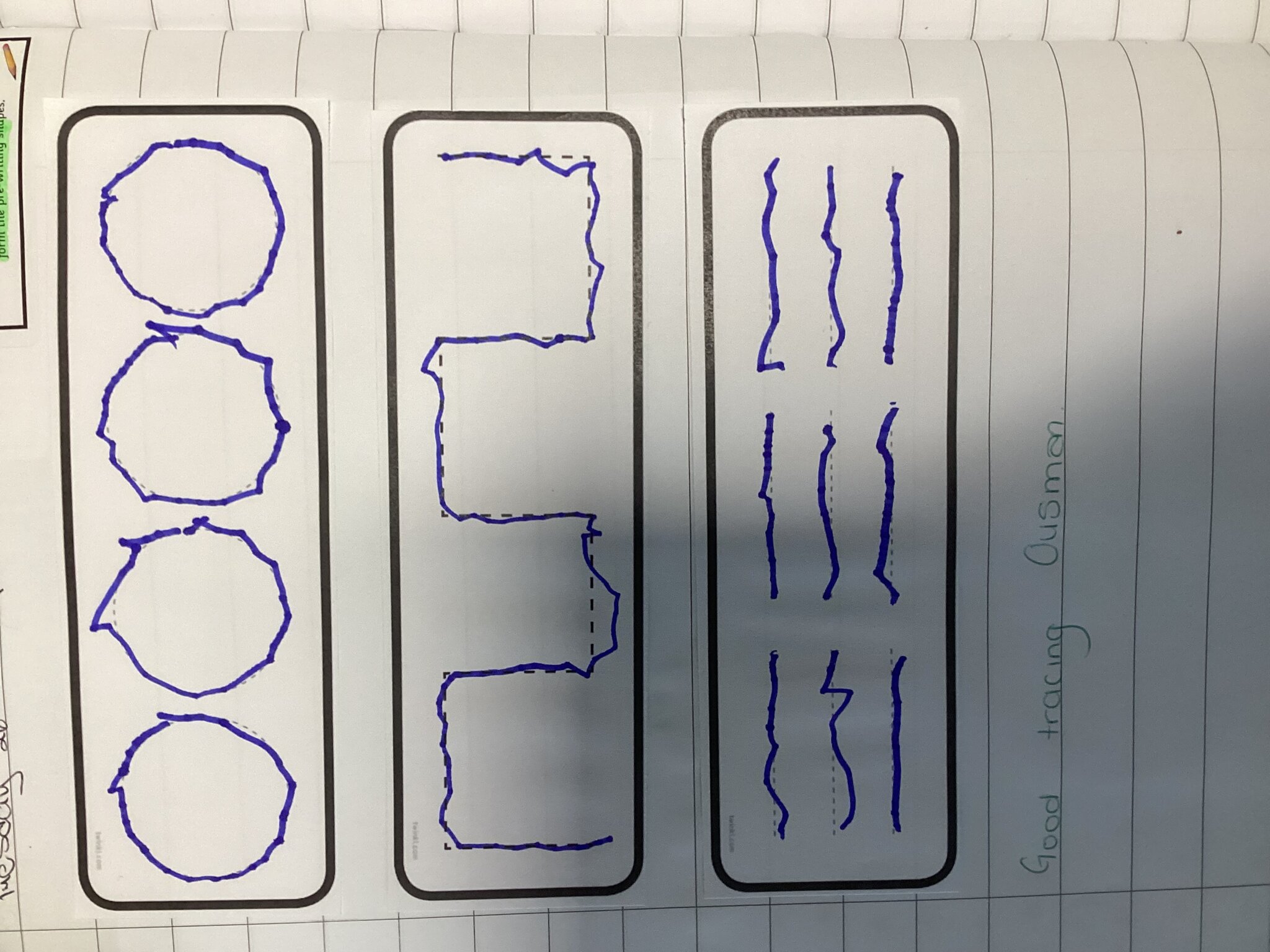 Image of Pre writing shapes  