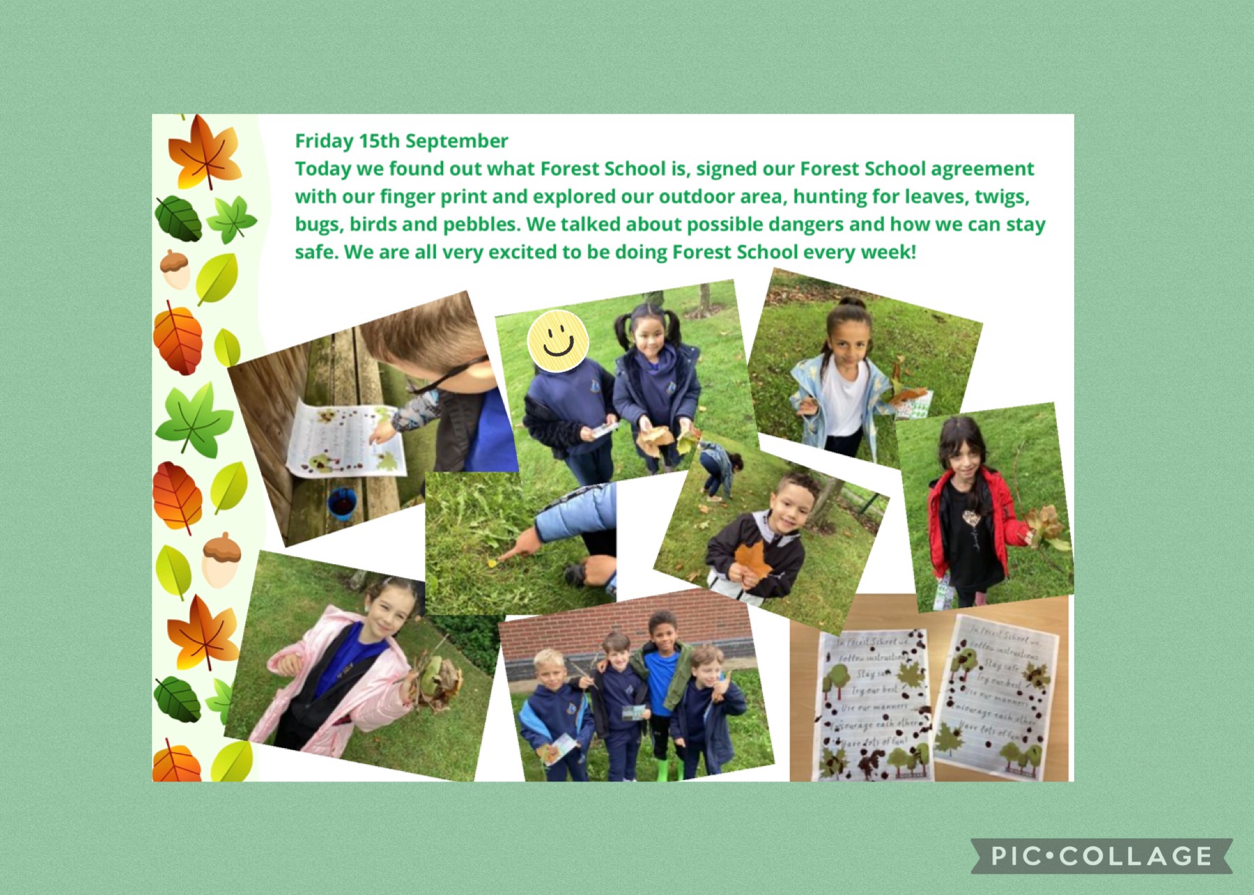 Image of Week 1, Forest School