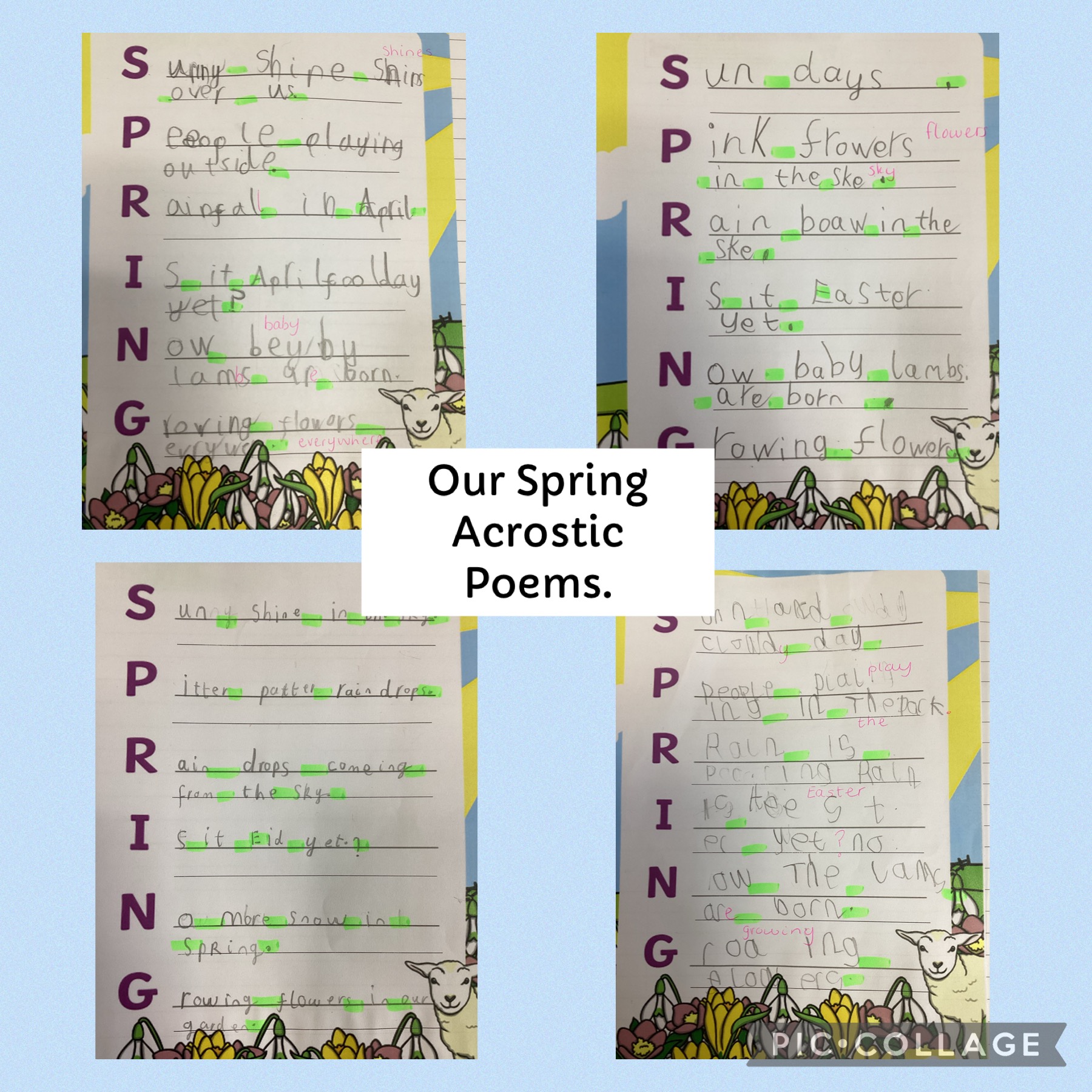 Image of Acrostic Poems