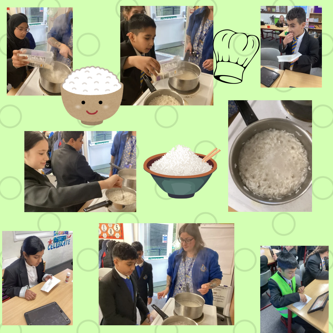 Image of Cooking rice!