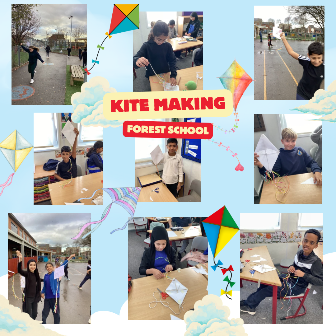 Image of Making kites!
